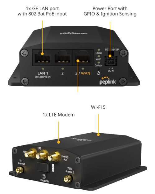 Peplink MAX BR1 Mini LTE-A (HW3) | Free SIM & Support Peplink MAX BR1 Mini LTE-A (HW3) | Free SIM & Support